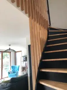 escalier en colimaçon à la Vendée