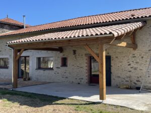Carport en bois sur mesure en Vendée