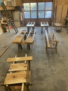 Fabrication en atelier de portes intérieures